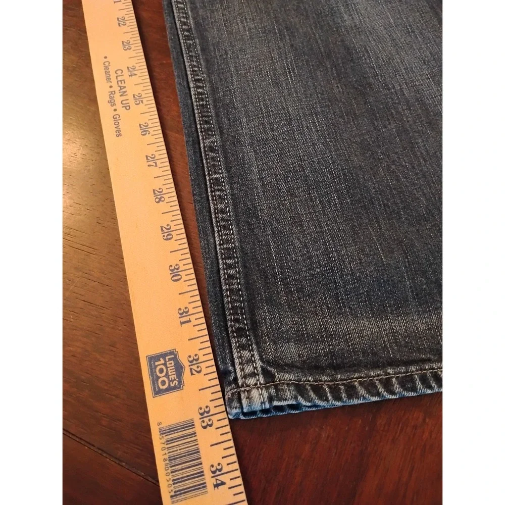Banana Republic Vintage Straight Jeans Mens 36x34 Medium Wash Blue Denim Pants